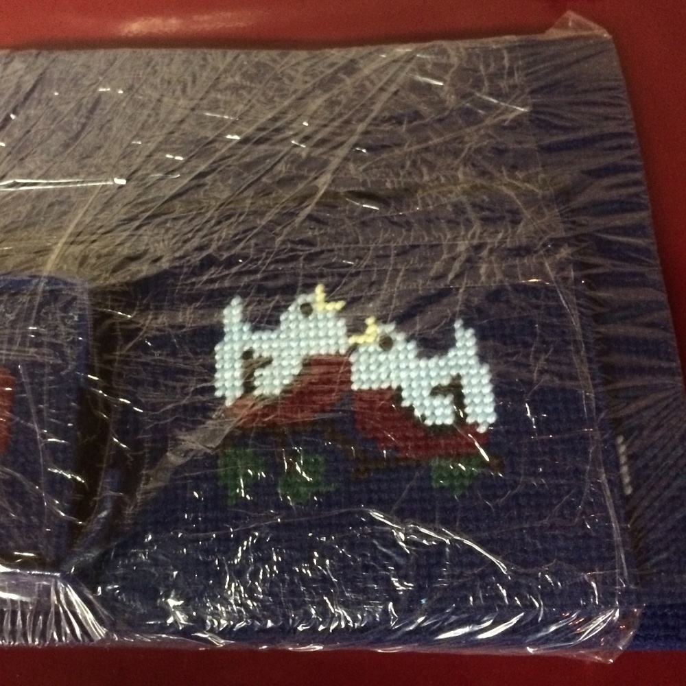 Bluebird Placemats, Trivets, and Coasters Set Cute Animals Handmade Home Decor